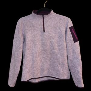 Arc’teryx Sweater Womens Small Pink Polartec Quarter Zip Fleece Covert Cardigan